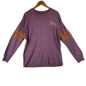 Disney Our Universe The Muses Long‎ Sleeve Purple Graphic Tee Women's